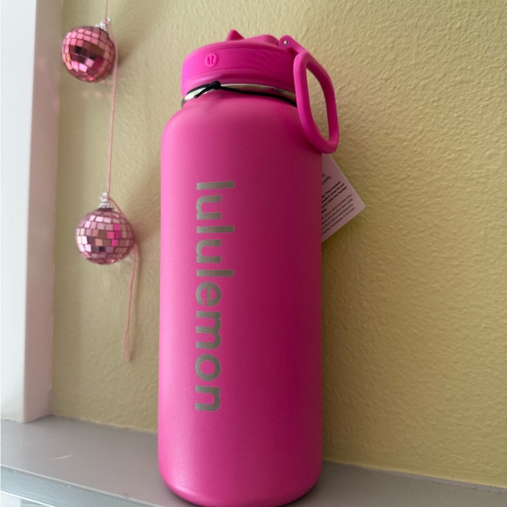 Back to Life Sport Bottle 32oz flip lid Pow Pink NWT